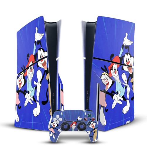 Peau en vinyle Animaniacs pour console Sony PS5 Slim Disc et manette
