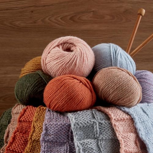 Image of ProKart Premium Woolen 4 ply Hand Knitting Wool Yarn | Fine Weight Knitted and Crocheted Soft Yarn for Sweater, Scarf, Hat, Baby Clothes, Baby Sports, Purse, Gift Bags & DIY Craft Accessories Projects (1 Ball /100 Gram Each) (Teal Blue, 100gms x 2 Pack)