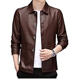 Veste de motard en simili cuir : cette veste pour homme est un article incontournable dans les garde-robes d'automne, d'hiver et de printemps. Veste en cuir parfaite pour les loisirs quotidiens, le sport, le travail, les fêtes, le golf, les activités de plein air, le cyclisme, les voyages, la pêche, le camping. , chasse, randonnée, etc.