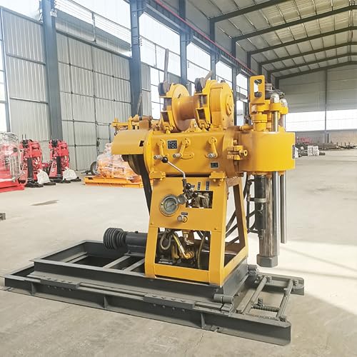 Small Hydraulic Water Well Drilling Rig – 200m Portable Drilling Tool for Residential Water Supply Wells Farm Irrigation Wells Basic Geological Exploration in Rural & Mountainous Small-Scale Projects
