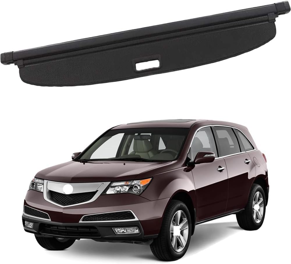 Cubreobjetos retráctil Acura MDX 2007-2013, persiana extensible para maletero trasero de coche