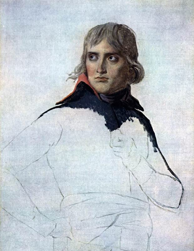 Toile Portrait du général Bonaparte Jacques-Louis David 60x90cm Décoration Salon