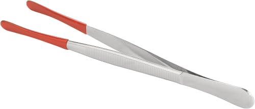 LIGHTHOUSE - Plastic-Coated Coin Tongs - Non-Slip and Scratch-Free for Safe Handling