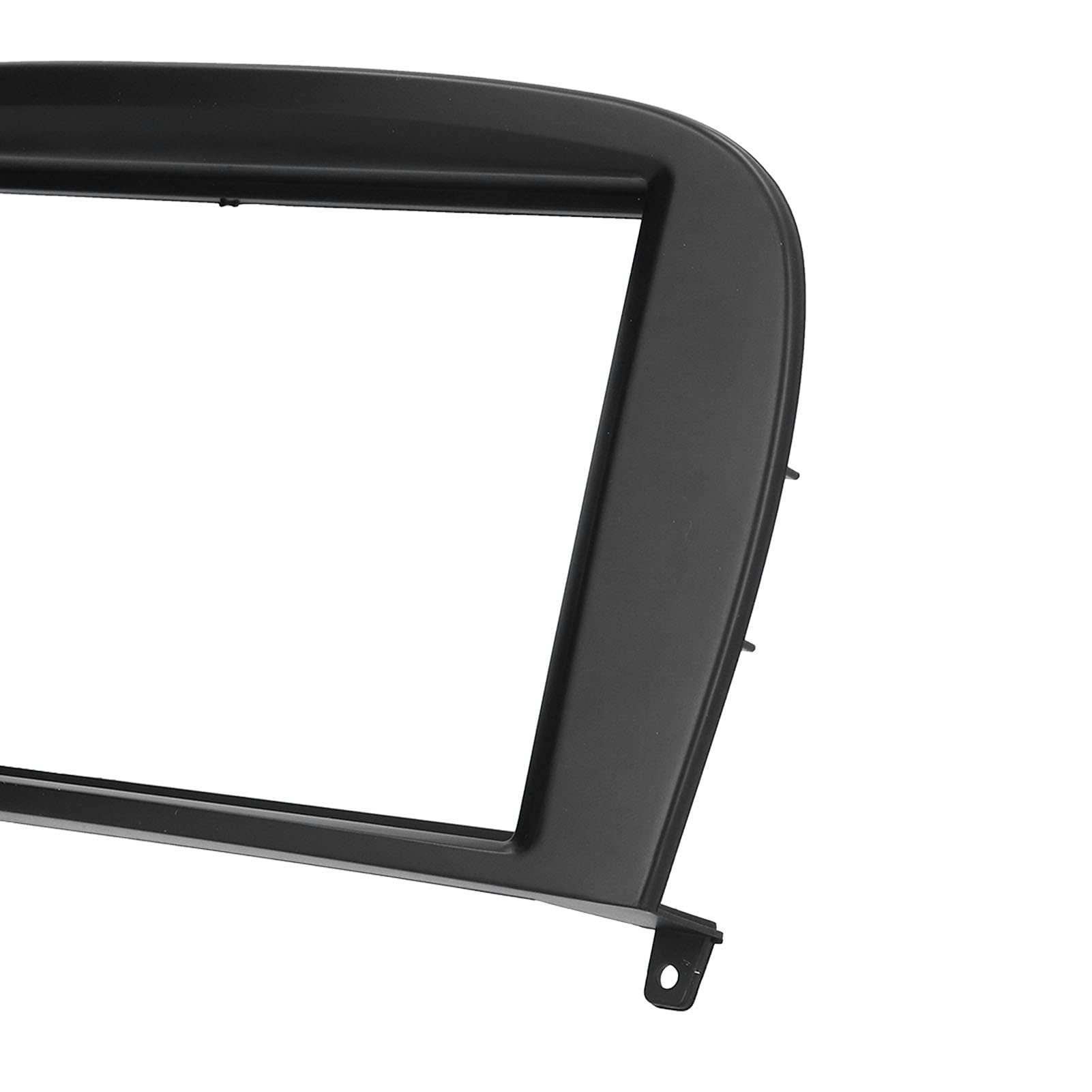 ABS 2Din Radio estéreo Fascia Panel de navegación DVD Montaje en marco Instalación Embellecedor Bisel Interior 190x110 mm 7,5x4,3 pulgadas Exterior 260x130 mm para SL Clase R230 G