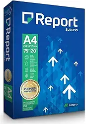 Papel Sulfite Report A4 Branco 75g 500 folhas