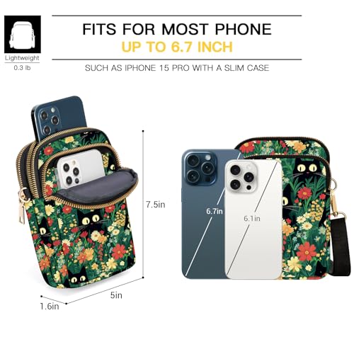 Image of YINHEXI Small Crossbody Bags for Women, Mini Cell Phone Wallet Purse, Shoulder Bag for Women and Men
