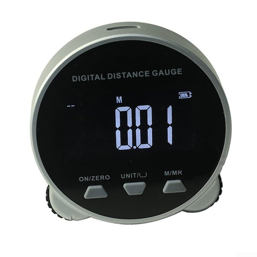 Regla electrónica digital para medición curva, cinta métrica recargable tipo C, medidor de distancia portátil con medidor de diámetro cilíndrico y pantalla LCD