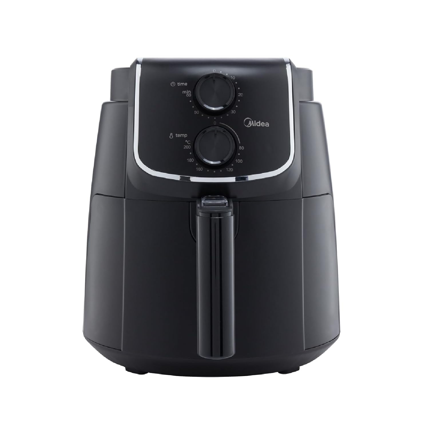 Midea 4.7L XL Air Fryer 1500W with Dual Cyclone Rapid Hot Technology for Frying, Grilling, Broiling, Roasting, Baking, Toasting, Timer up to 60 minutes & Temperature Control up to 200°C - MFTN40D2