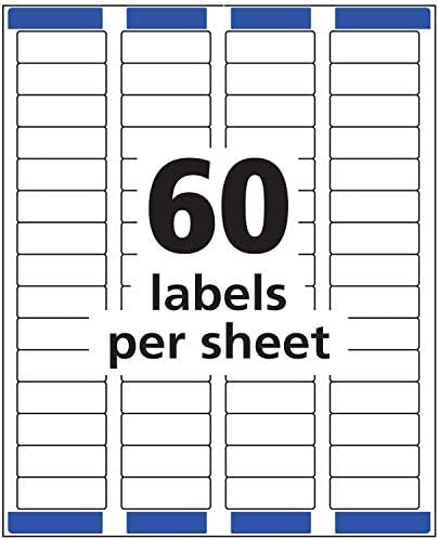 Avery Return Address Labels with Sure Feed for Inkjet Printers, 2/3
