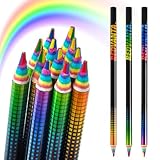 REDVANTA Stocking Stuffers, Rainbow Colored Pencils for Kids, Art Supplies for Coloring, Drawing, Shading, Stocking Stuffers for Teen Girls, Boys 12 Count