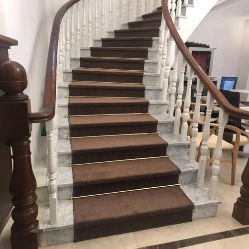 Barres de tapis d'escalier en laiton massif finition théâtre - 3