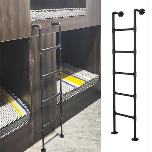 Escalera Escamoteable Escaleras Livianas Literas Departamentos, Lofts, Dormitorios, Escalera Escape Incendios Interior Exterior 6 Pies, Escaleras Portátiles Subir Escaleras Vehículos Recreativos(120cm