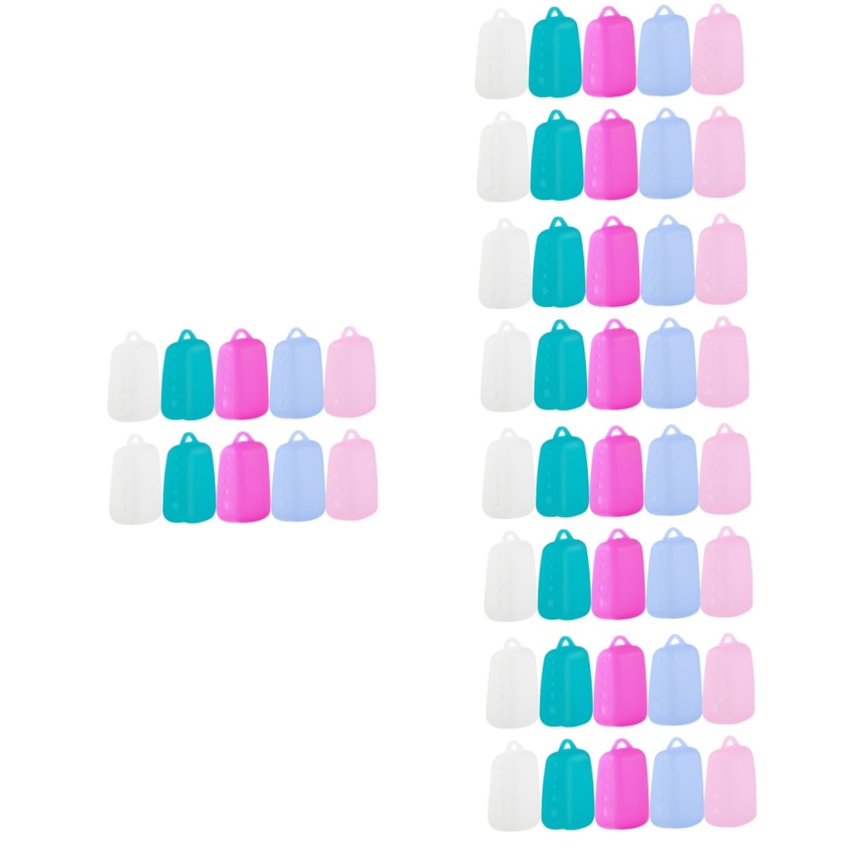 FOMIYES 50 Pz Custodia Per Spazzolino Da Denti Custodia Da Viaggio Per Spazzolino Da Denti Coprispazzola Berretto Di Testa Silicone Alimentare A Prova Di Viaggiare