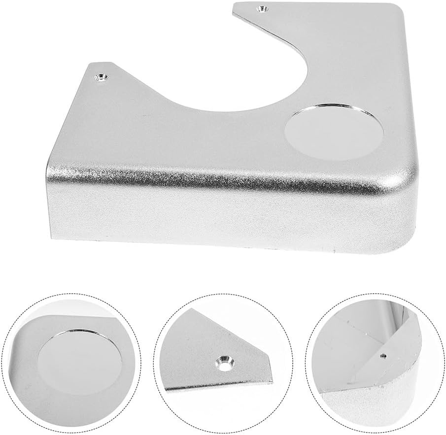 INOOMP 4pcs Billiard Table Corner Plate Billiard Pool Table Corner Pool Table Metal Corner Silver