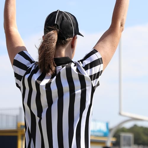Murray Sporting Goods Women's Collared Referee Shirt | Women's Officials Jersey, Halloween Costume, or Waitress Uniform (Small)