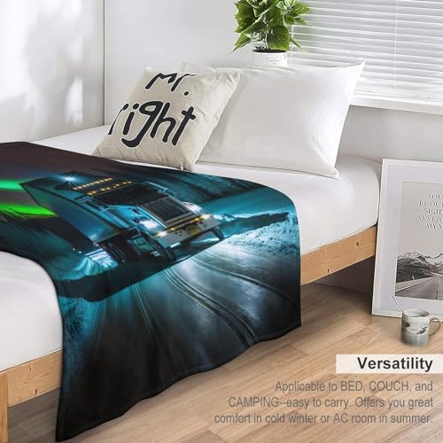 Manta de franela de camión 180x200 cm suave para sofá 7