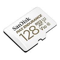 SanDisk MAX ENDURANCE Video Monitoring for Dashcams & Home Monitoring 128 GB microSDXC