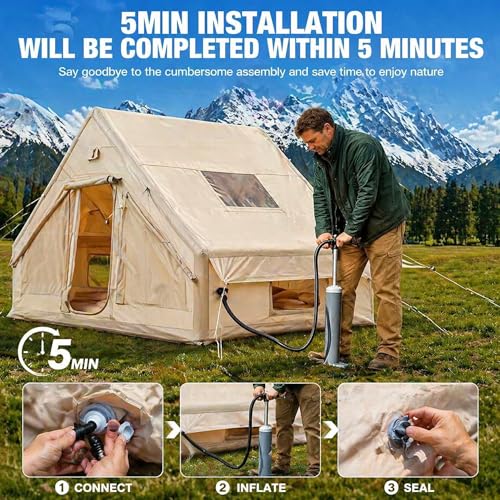 Gouyu 4-6 Person Inflatable Blow Up Tent