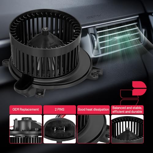 Image of BDFHYK AC Heater Blower Motor Fan 700114 Compatible with Mazda 6 2003-2006,HVAC Blower Motor Assembly Replacement for 75837 BM9285C PM9285