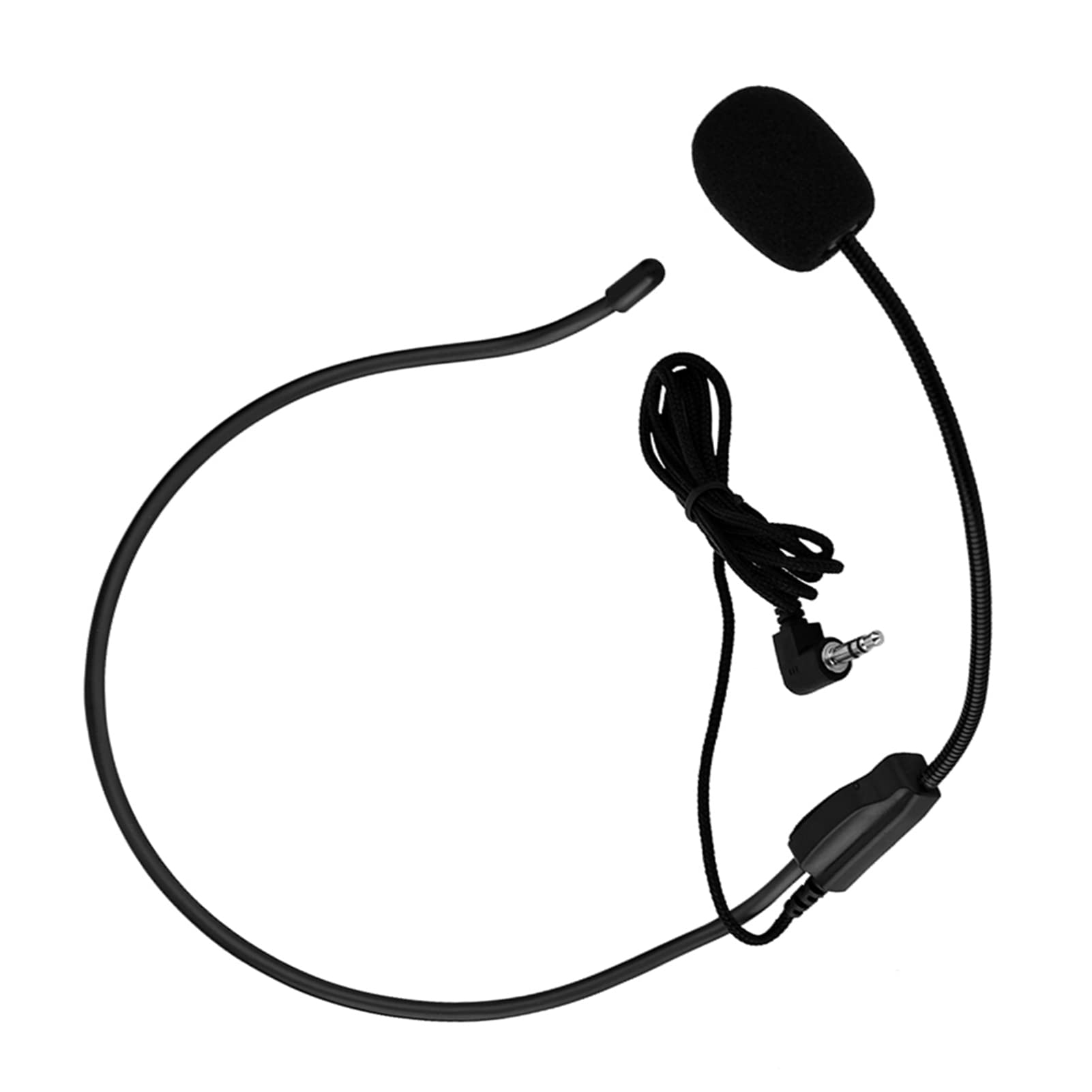 Microphone Monté Sur la Tête, Micro Serre-tête Filaire 3,5 Mm, Mini Micros à Condensateur, Microphone Mains Libres Pour Chanter, Perche Filaire Flexible Pour Amplificateur De Voix, Enseignant