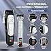LQT Hair Clipper Kit for Men Grooming Set with Precision Hair Clippers, Detail Trimmer, Shaver, and Travel Case - Hair Cutting Kit for All Hair Types, Home & Professional Use
