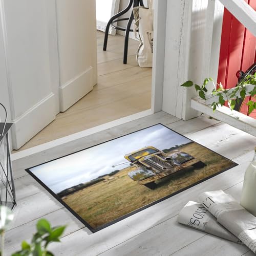 Paillasson Voitures A La Campagne absorbant grand format