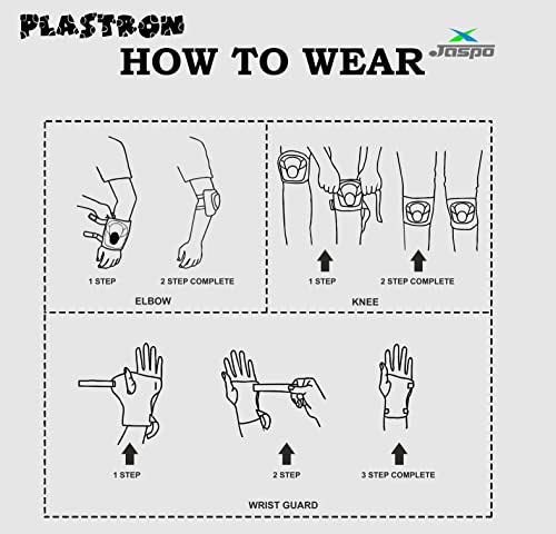 jaspo Plastron Saver 3 Protective Kit (Large, Black) - Image 6