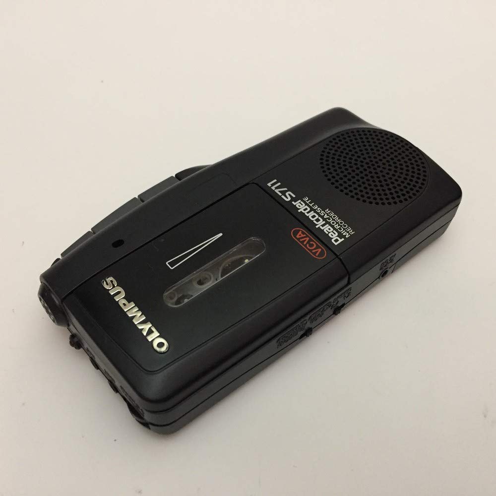 PEARLCORDER-S OLYMPUS製 Olympus S-711 Pearlcorder Microcassette Voice Recorder (Black