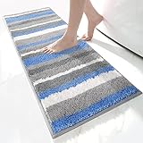 【Lavable a máquina】 Esta alfombrilla de baño antideslizante está probada para ser lavable a máquina y a mano. El material de fibra suave evita que se pele o se vuelva áspero después del lavado y conserva su absorbencia y suavidad después de numerosos ciclos de lavado. Después del lavado, colgar para secar y usar de nuevo