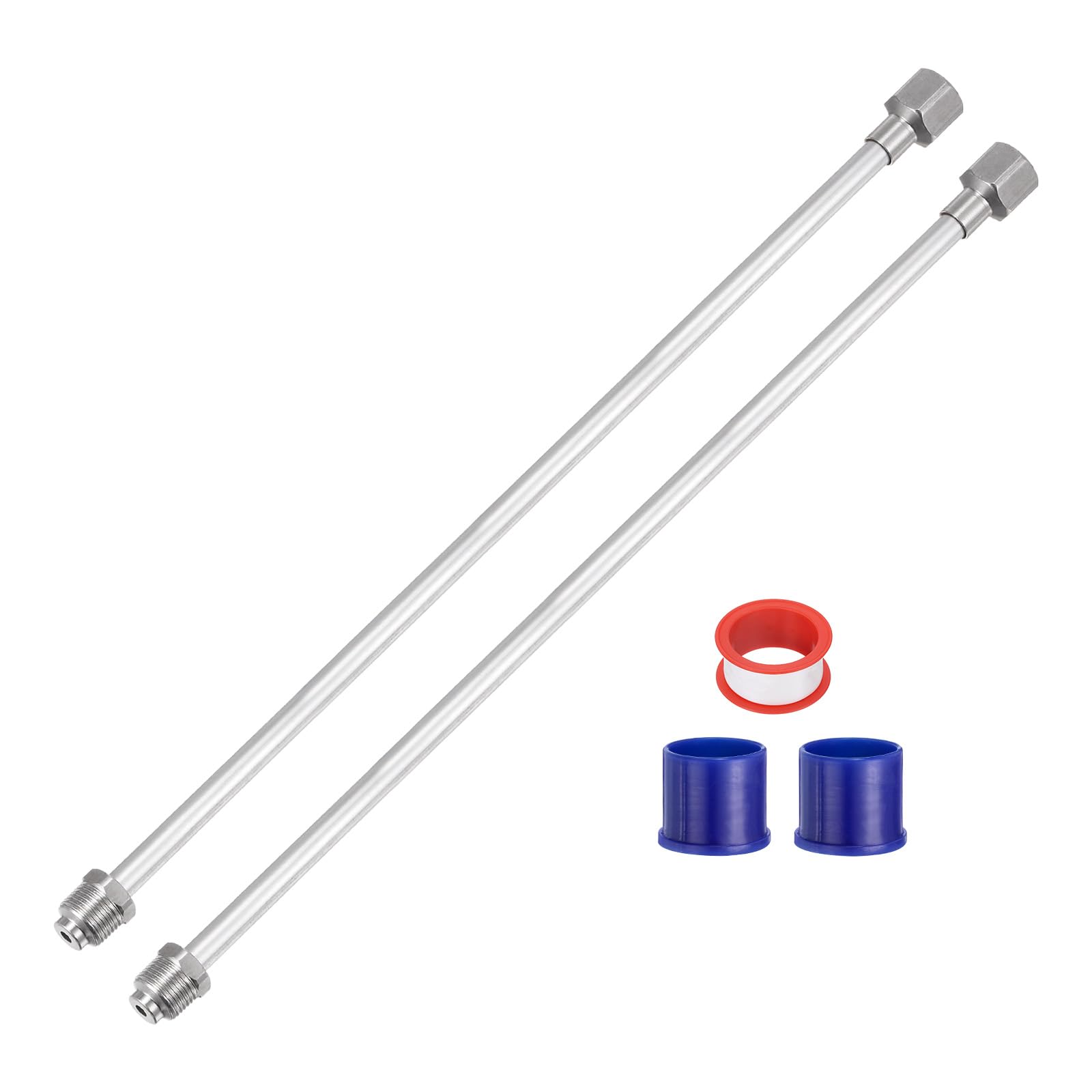 Extension pulvérisateur peinture sans air 50 cm rouge avec garde de buse pistolet airless