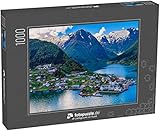 balestrand Fühlbare Wertigkeit: Premium-Pappe 2,25 mm, traditionelle Präzisions-Stanzung & beste Druck-Qualität für maximalen Puzzlespaß