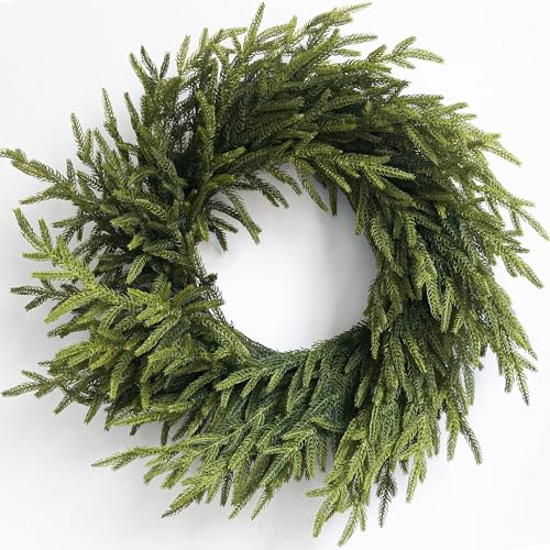 HomeKaren Weihnachtskranz 60.96cm Real Touch Norfolk Kiefernkränze...