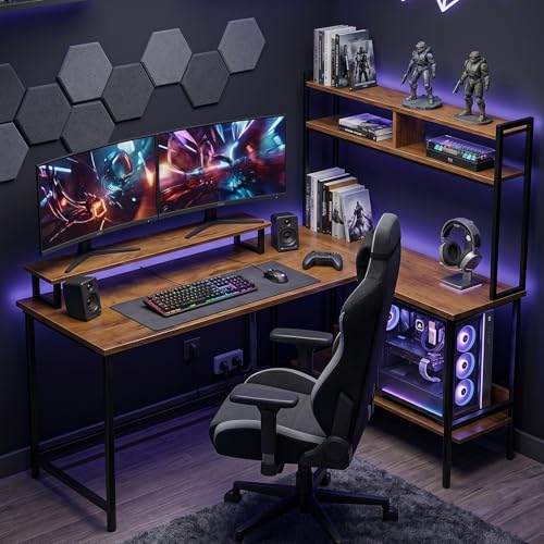 Image of Klaxon Office Table for Home | Workstation Table Desk (FD - Christo) (Nexa FD)