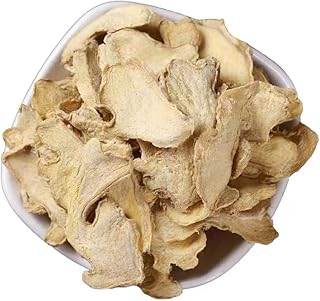Pure Natural Sulfur-Free Small Yellow Ginger Dried Ginger Slices 180g Edible Old Ginger Slices Ginger Slices for tea纯天然无硫小黄姜干姜片180g食用老姜片 生姜片泡茶