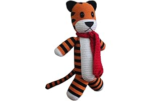 Crocheted Hobs Tiger stuffed Hobshie plush tiger
