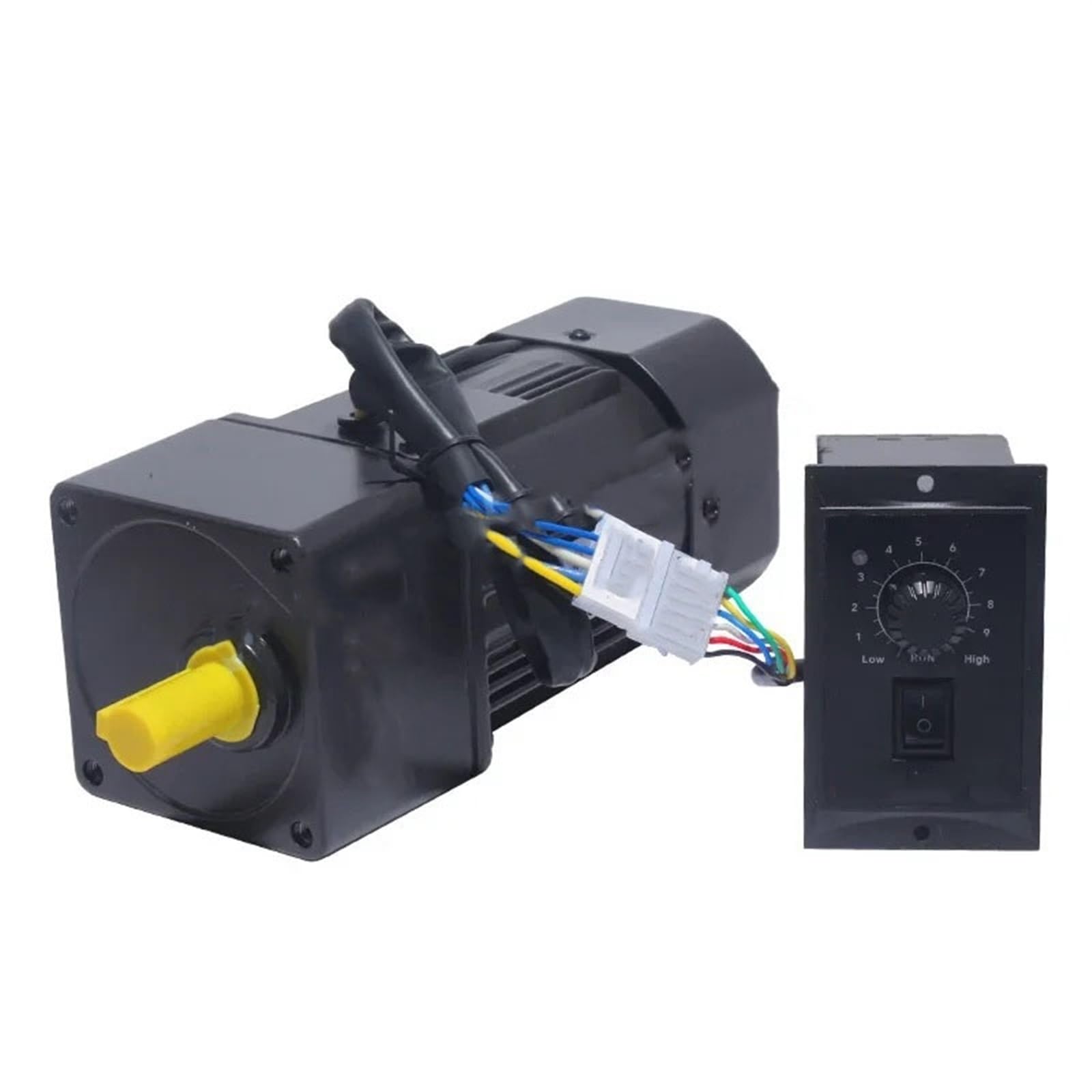Motorreductor de velocidad variable 5RK60RGN-CF de 60 W, 220 V CA, monofásico, con marco de 90 x 90 mm, reductor de velocidad reversible Reducción de par(12.5K 100RPM)