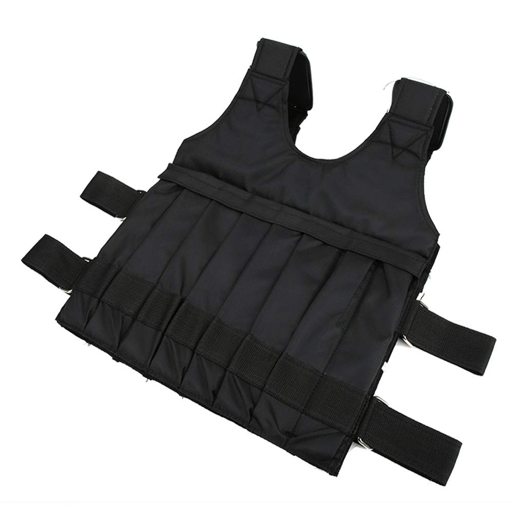 Gilet con pesi da 20 kg, Gilet con pesi regolabile for bodybuilding con sacchi di sabbia rimovibili Allenamento fitness Palestra Esercizi for il corpo pesante for esercizi di allenamento con i pesi