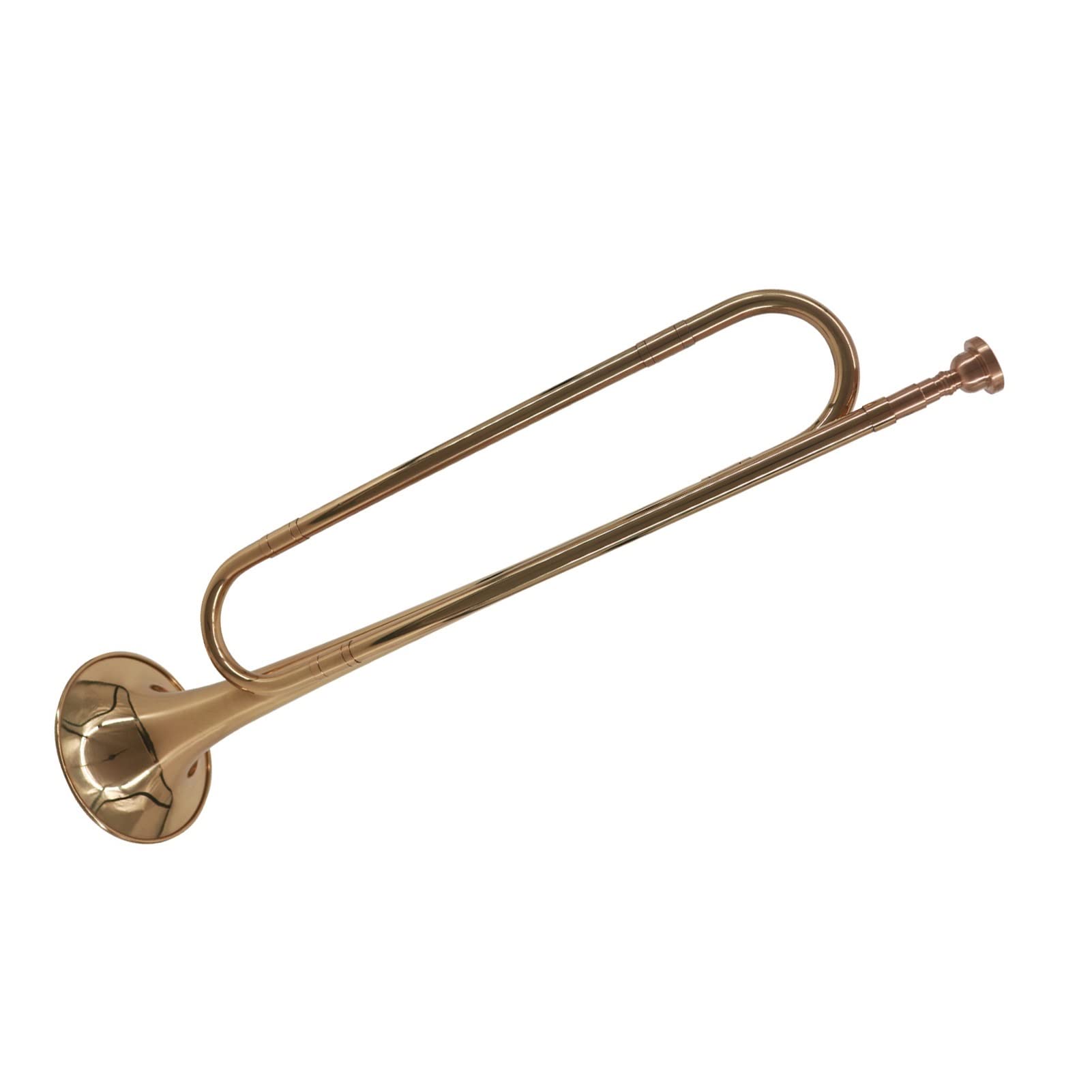 Złoto B Płaska Trąbka Wywoławcza/C Trąbka Instrumenty Mosiężne Z Ustnikiem Do Zespołu Szkolnego Bugle Call Trąbka (Color : B Flat)