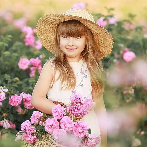 PinkSheep Toddler Jewelry Kids Necklace Choker and Bracelet 3 Pack 9pcs, Little Girls Jewelry In Box, Flower Girl Gift Kids Girls Accessories4