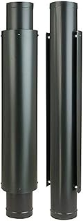HomeSaver Stovepipe Shield, 24-ga.35" Long, Fits Stovepipes 5" To 8"