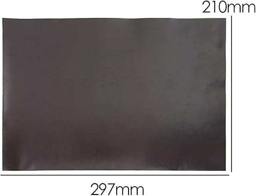Miniatura 3 de Hojas magnéticas de goma de tamaño A4 para almacenamiento de troqueles de corte, 0.012 in de grosor, juego de 10 piezas de 11.7 x 8.2 pulgadas, hoja