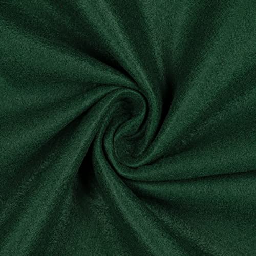 Mondo Tessuti - Cortes de tela tela Lenci - Fieltro de 1 mm - Disponible en diferentes tamaños y 60 colores (100 x 190 cm, verde inglés)