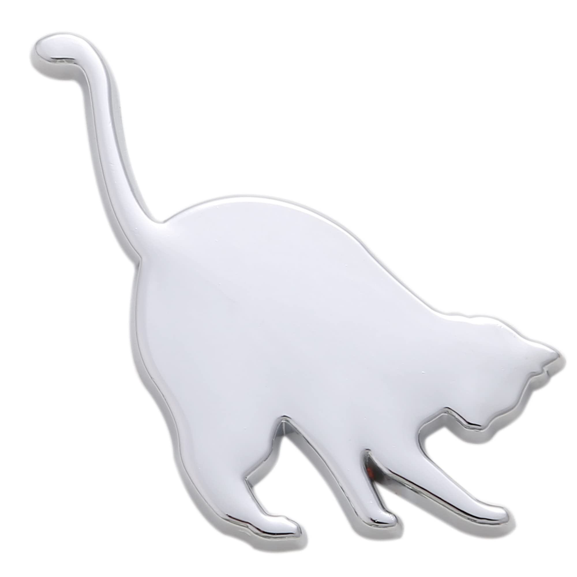 Amazon Fcrew 車 ステッカー エンブレム 猫 捕まえ猫 ステッカー デカール 車 バイク