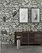 Papel pintado decorativo piedra Papel Pintado Impermeable 0,53 x 10 m efecto 3D Adhesivo Pared Papel Pintado No Autoadhesivo Grueso PVC efecto de piedra para cocina dormitorio armarios,Cian