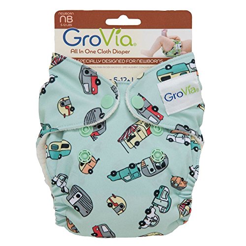 AIO Newborn Cloth Diaper - Adventure