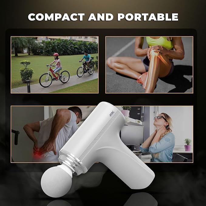 Charge Boost Massage Gun | True Percussion Large Torque motor | 3200 strokes per min | 4 Heads for whole body | Deep tissue percussion body massager machine | Massage Machine Charge Boost Massage Gun | True Percussion Large Torque motor | 3200 strokes per min | 4 Heads for whole body | Deep tissue percussion body massager machine | Massage Machine