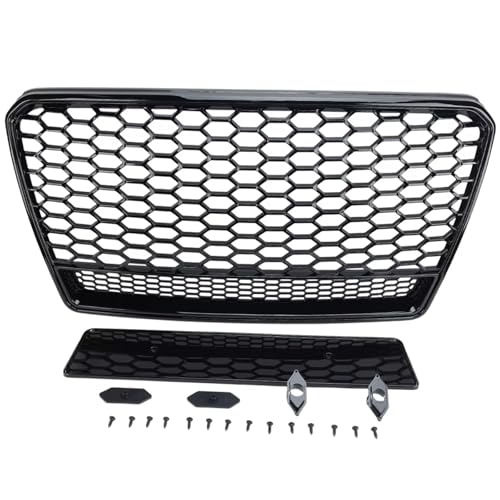 Calandre avant nid d'abeille noir brillant pour relooker votre berline A7 S7