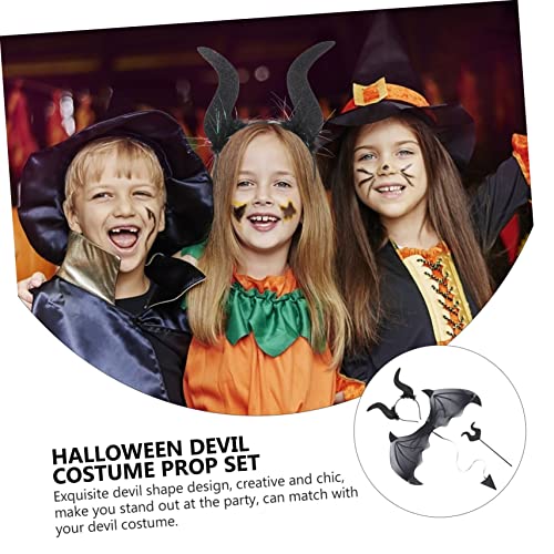 TEHAUX 4 Conjuntos De Vestido De Baile Adereços De Baile Acessórios De Vampiro Acessórios De Cosplay