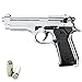 KIMAR Pistola a Salve Beretta 92 Cal.9 PAK Top Firing Acciaio