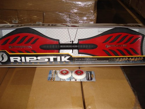 Razor RipStik Caster Board Value Pack With Extra Wheels (Red)